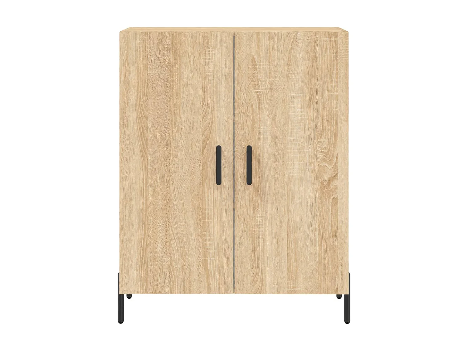 Credenza alta in rovere Sonoma 69,5x34x180 cm Legno ingegnerizzato