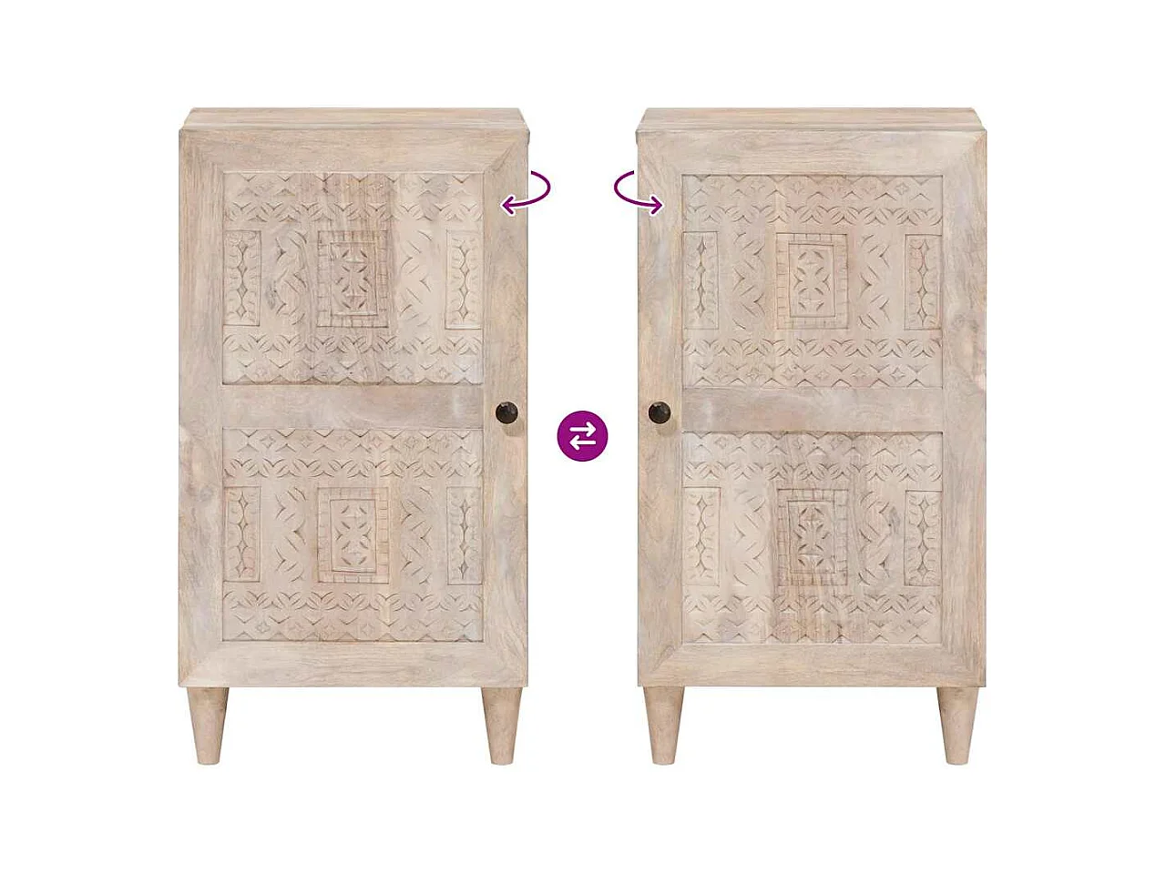 Buffet Blanc 33,5 x 40 x 75 cm