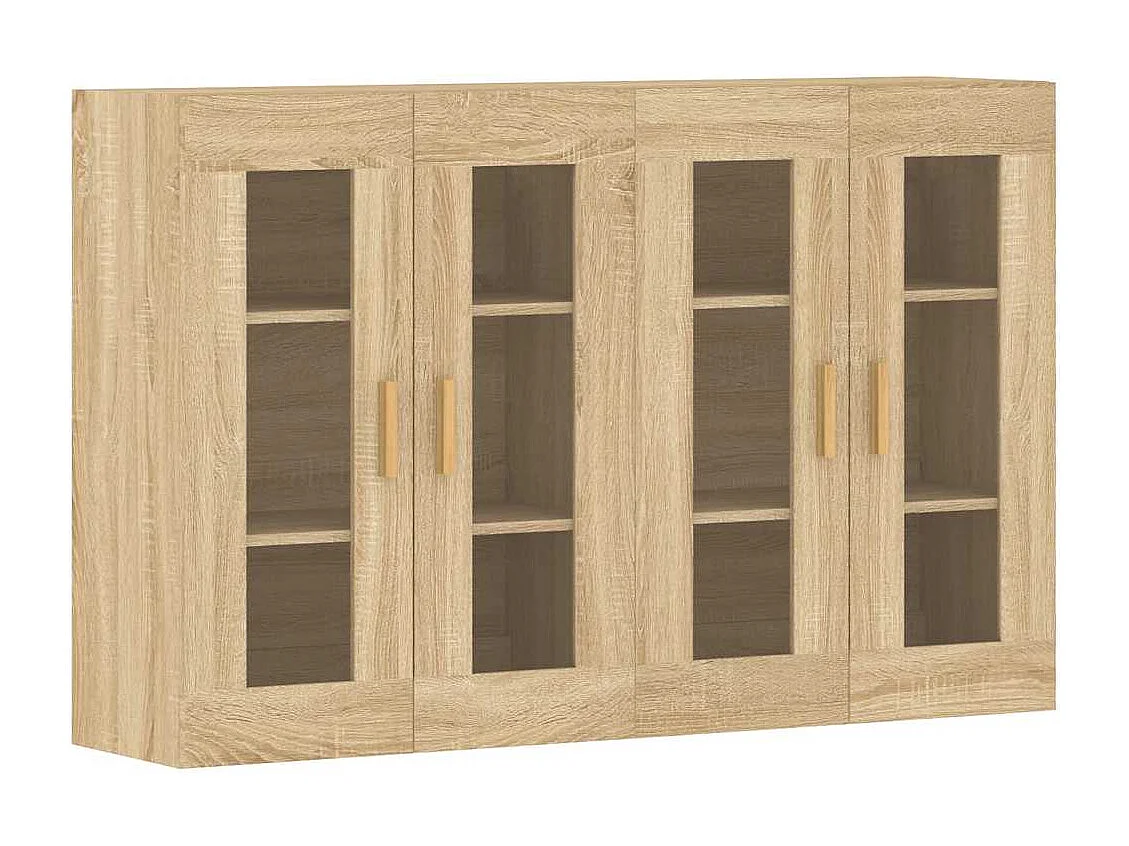 Pensili a 2 pezzi, rovere Sonoma, legno ingegnerizzato