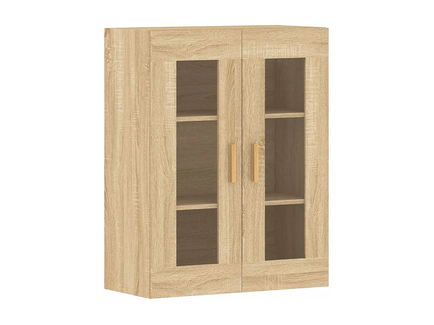 Pensili a 2 pezzi, rovere Sonoma, legno ingegnerizzato