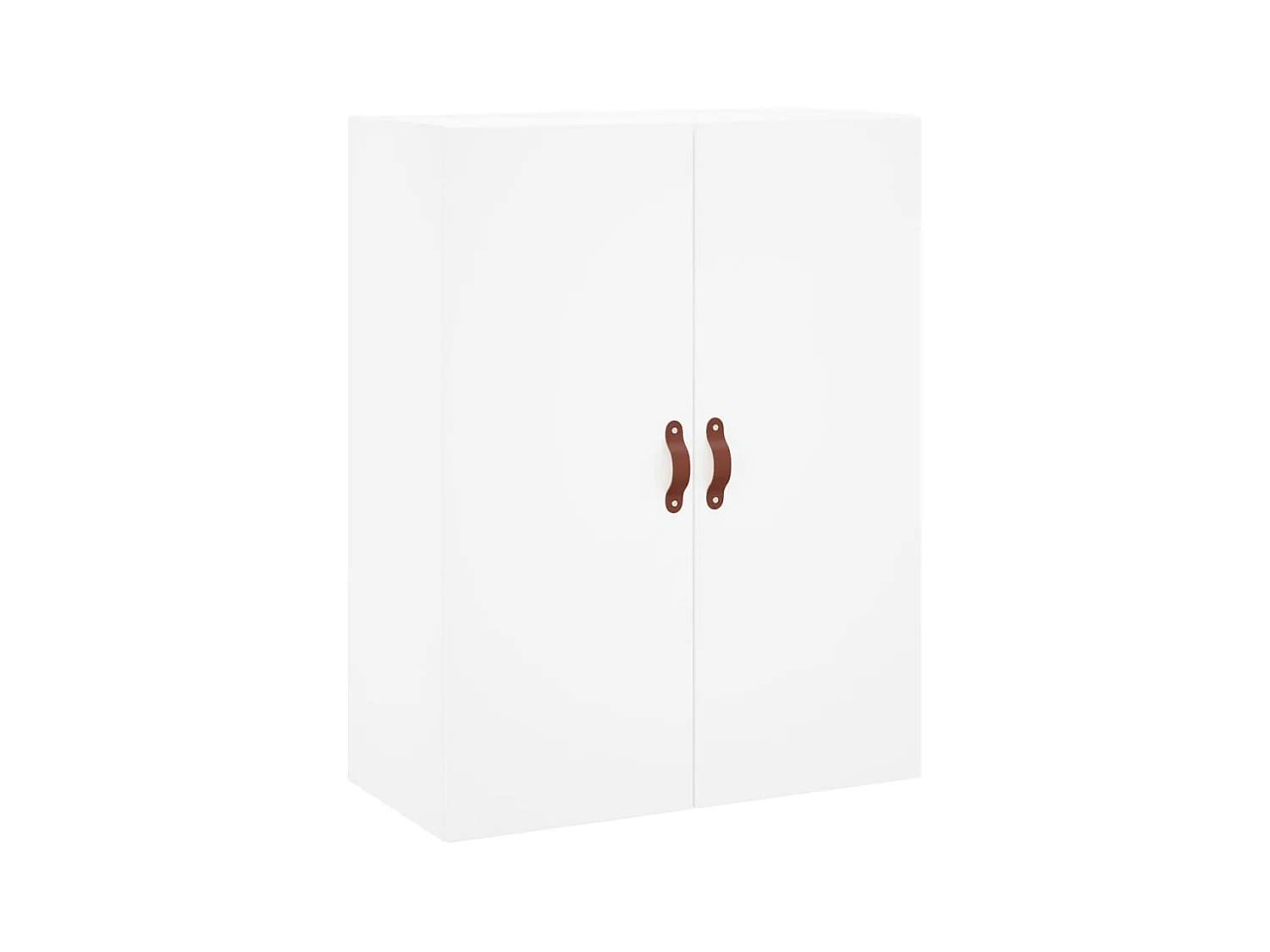 Wit hoog dressoir 69,5x34x180 cm Technisch hout