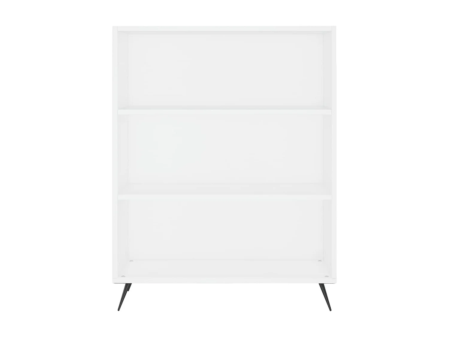 Wit hoog dressoir 69,5x34x180 cm Technisch hout