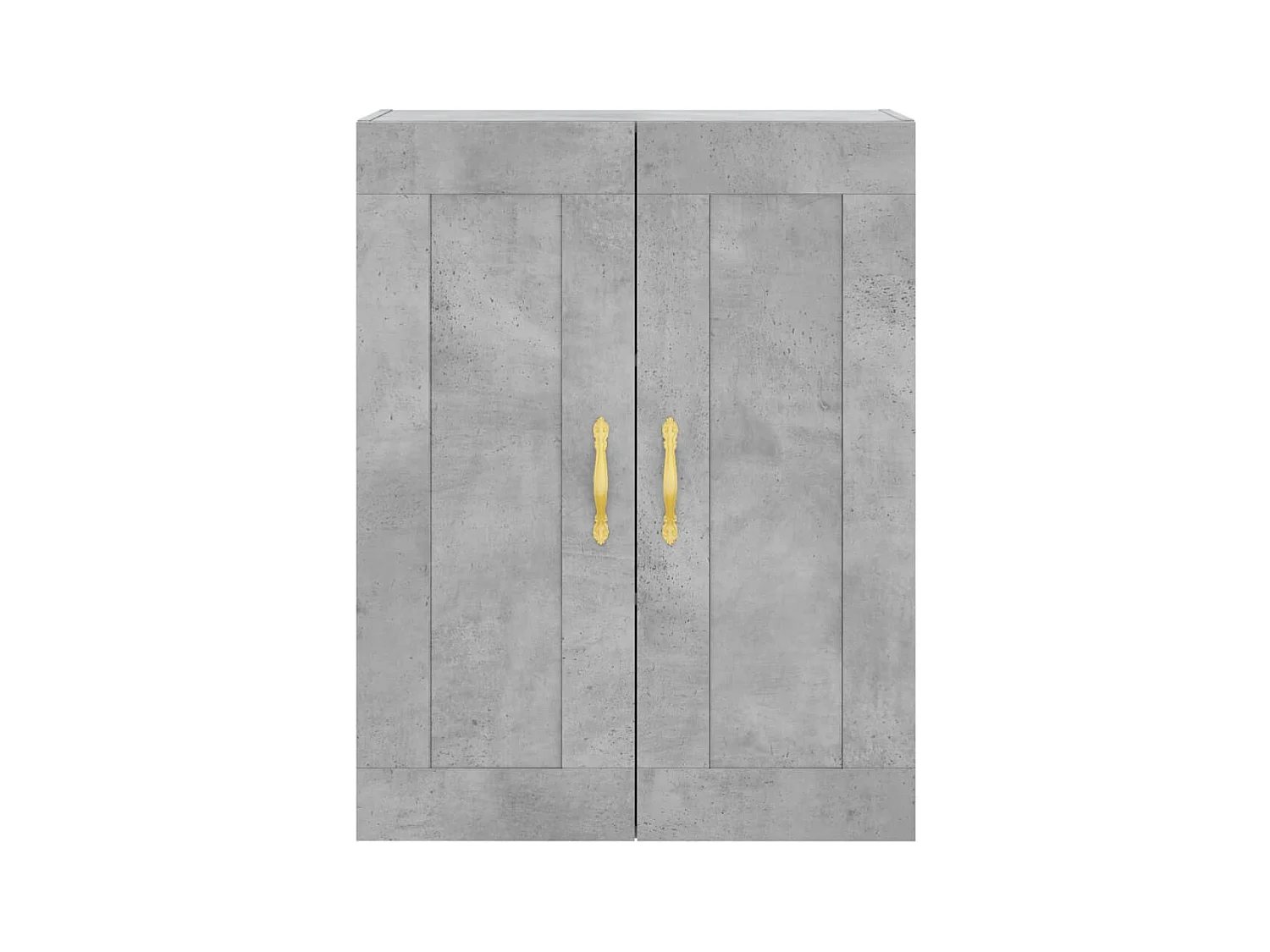 Hoge dressoir Betongrijs 69,5x34x180 cm Technisch hout