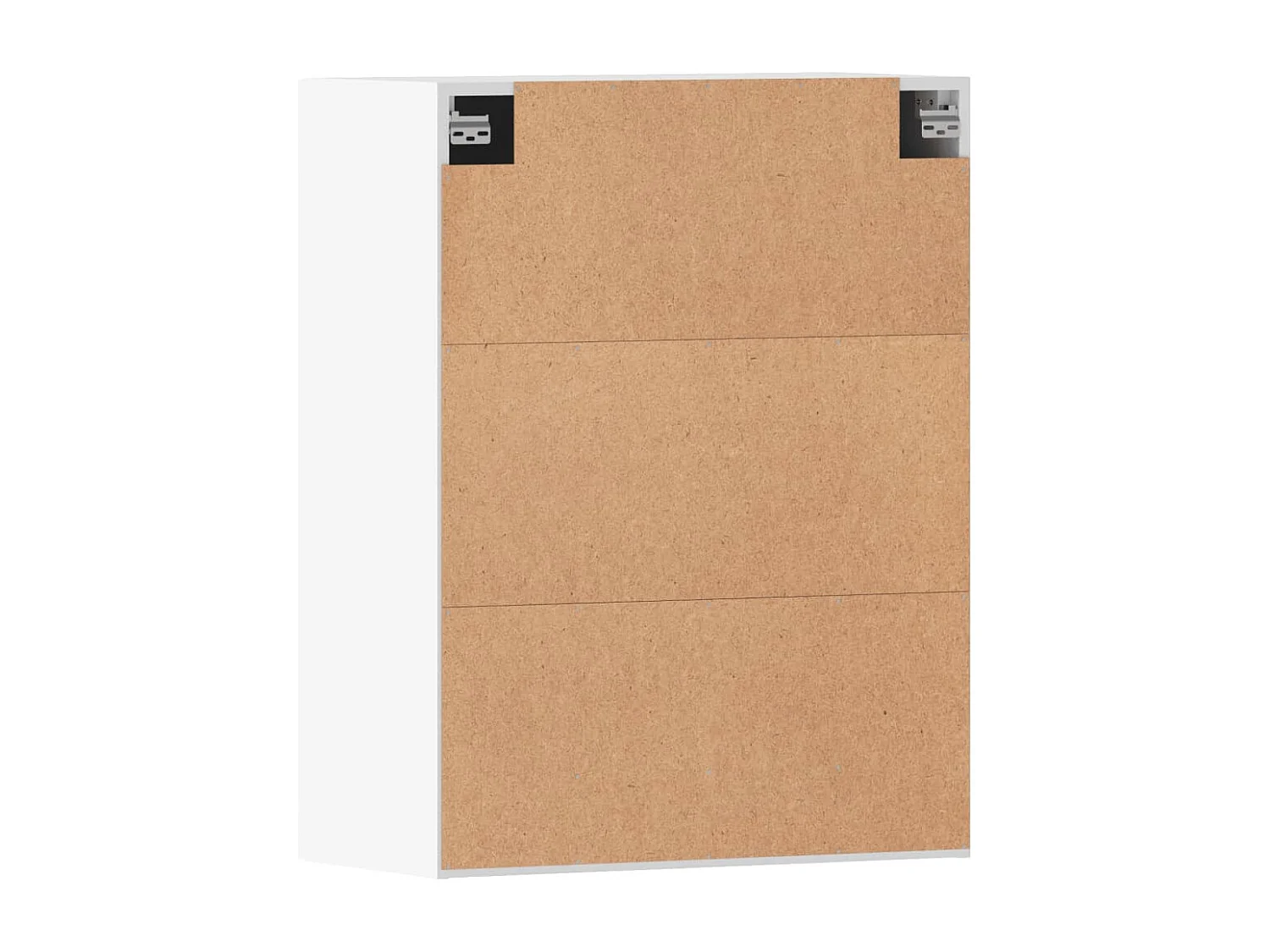 Pensili a 2 pezzi, legno ingegnerizzato bianco