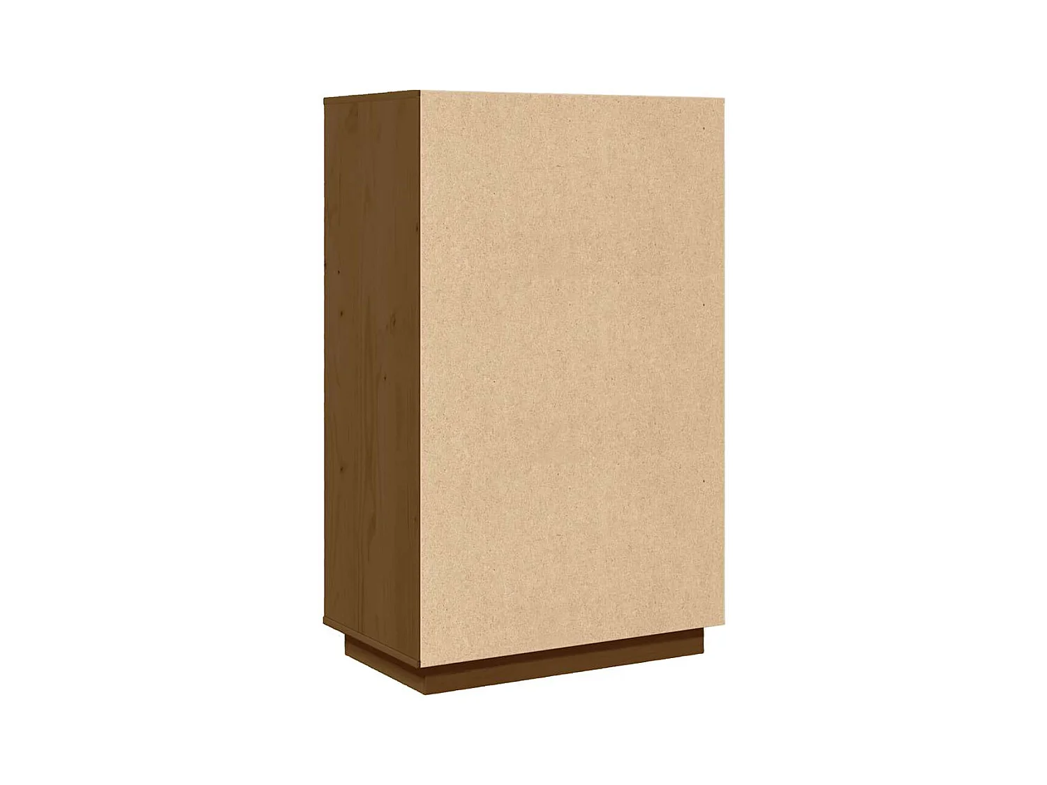 Buffet haut Marron miel 67x40x108,5 cm Bois massif de pin