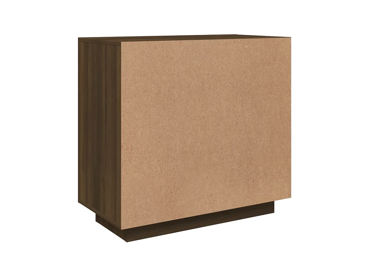 Buffet Chêne marron 80x40x75 cm Bois d'ingénierie