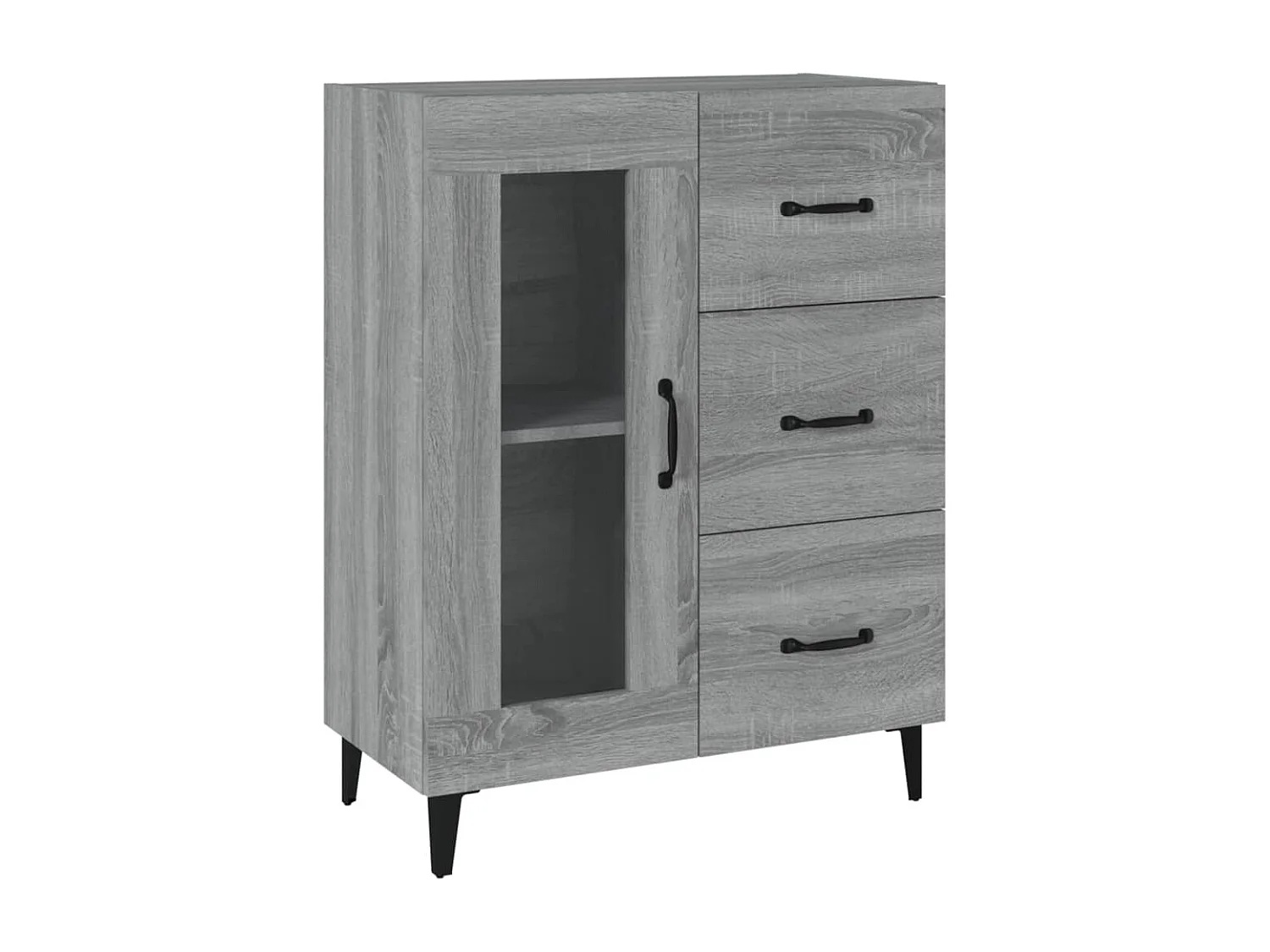 Buffet sonoma gris 69,5x34x90 cm bois d'ingénierie