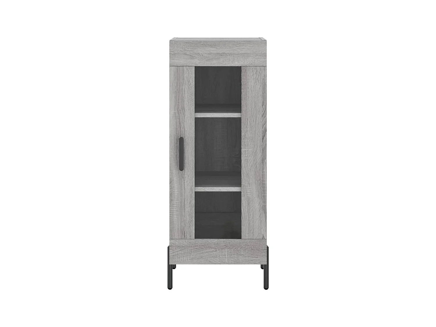 Sonoma Sideboard grau 34,5x34x90 cm Holzwerkstoff