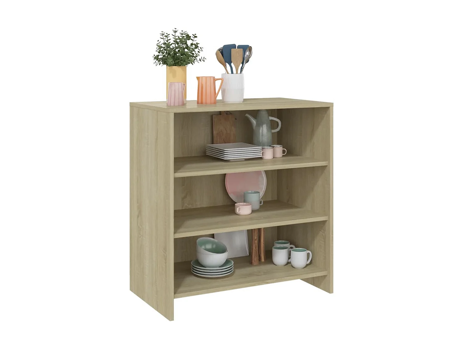 Buffet Chêne sonoma 70x40,5x75 cm Bois d'ingénierie