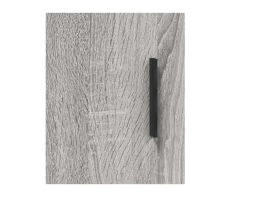 Aparador alto Sonoma gris 69,5x34x180 cm Madera de ingeniería