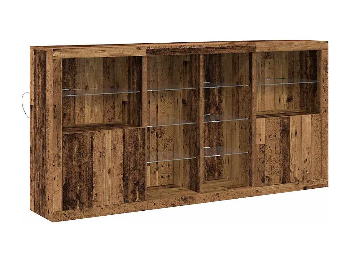 Buffet Bois ancien 202 x 37 x 100 cm Bois d'ingénierie