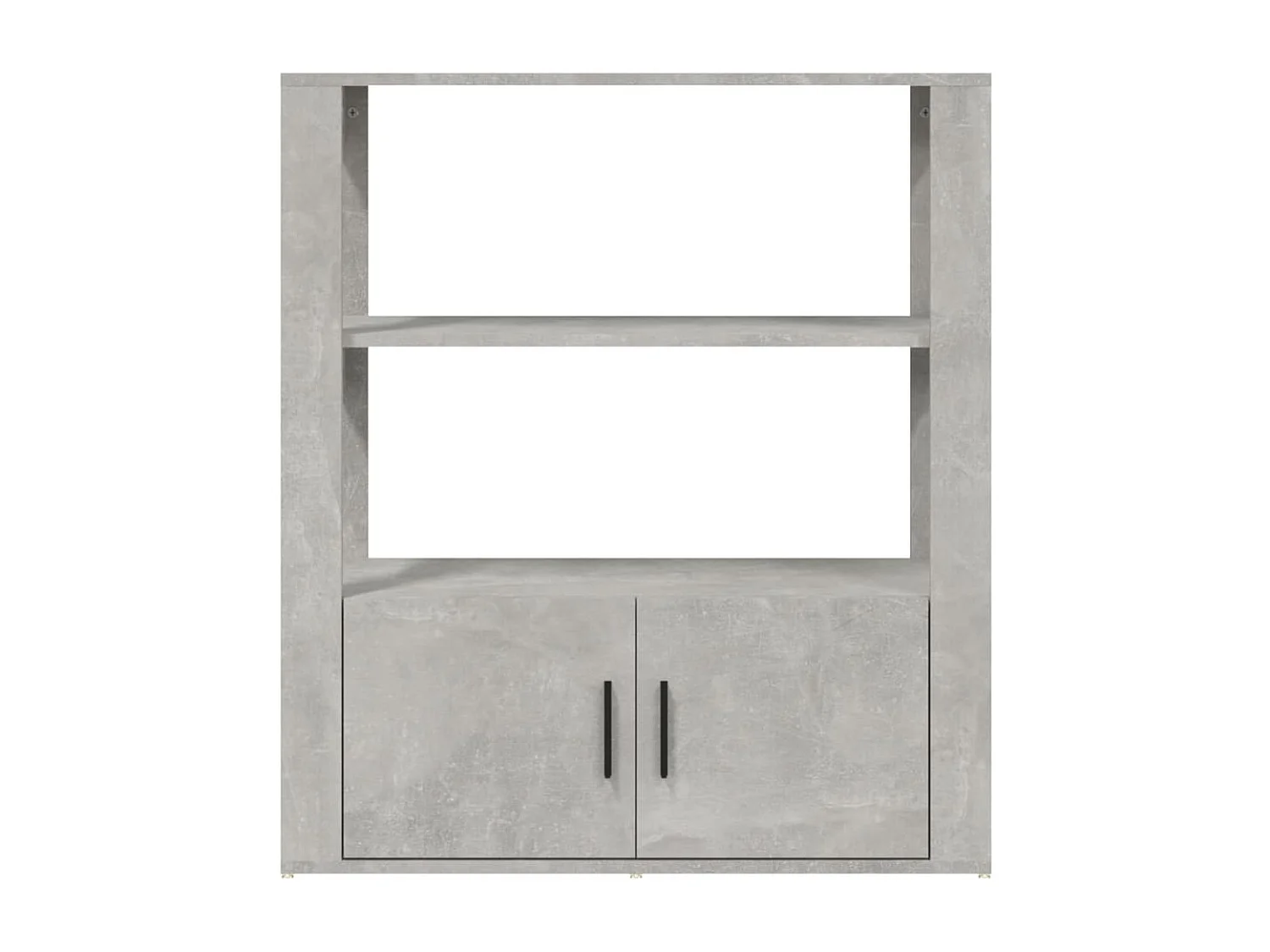 Buffet Gris béton 80x30x90 cm Bois d'ingénierie