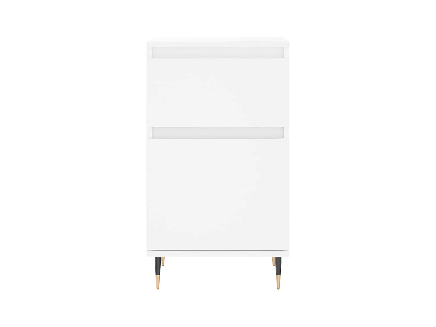 Wit dressoir 40x35x70 cm bewerkt hout