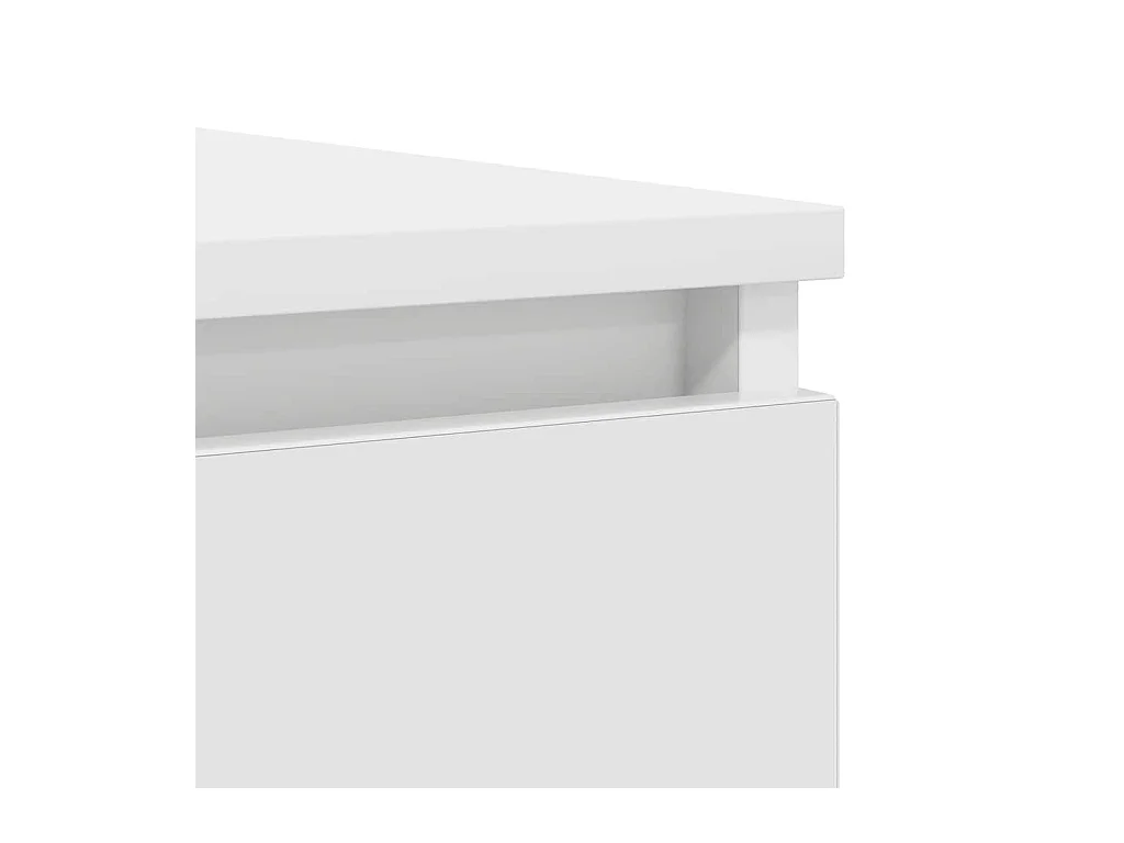 Buffet avec tiroirs blanc 100,5x35x98,5 cm bois d'ingénierie