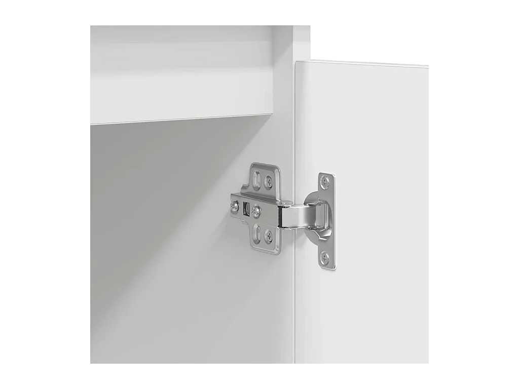 Buffet avec tiroirs blanc 100,5x35x98,5 cm bois d'ingénierie