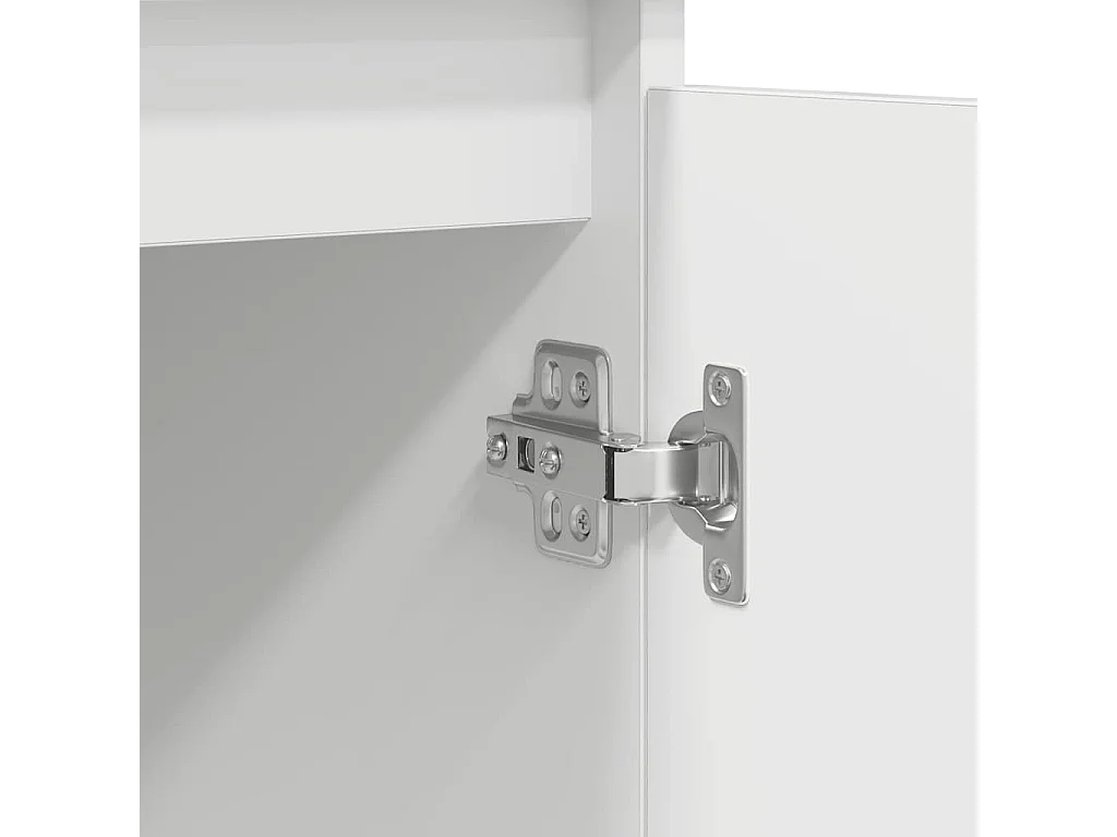 Buffet avec tiroirs blanc 100,5x35x98,5 cm bois d'ingénierie