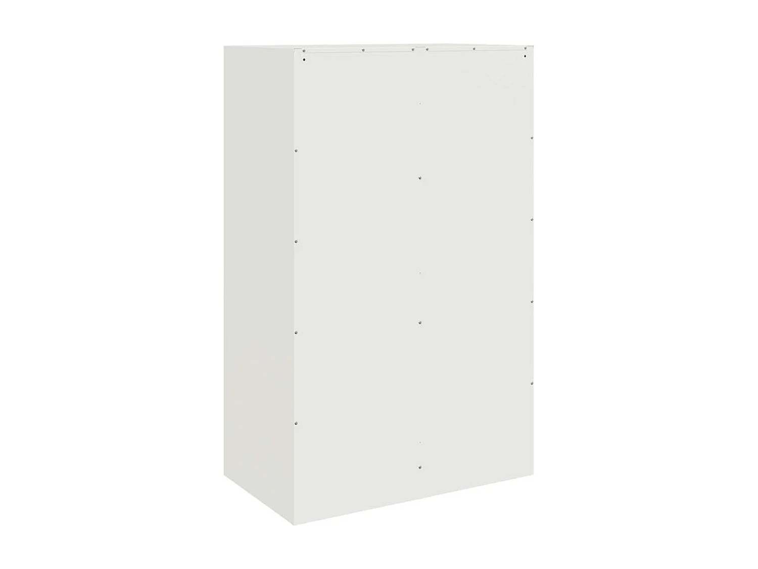 Aparador blanco 67x39x107 cm acero