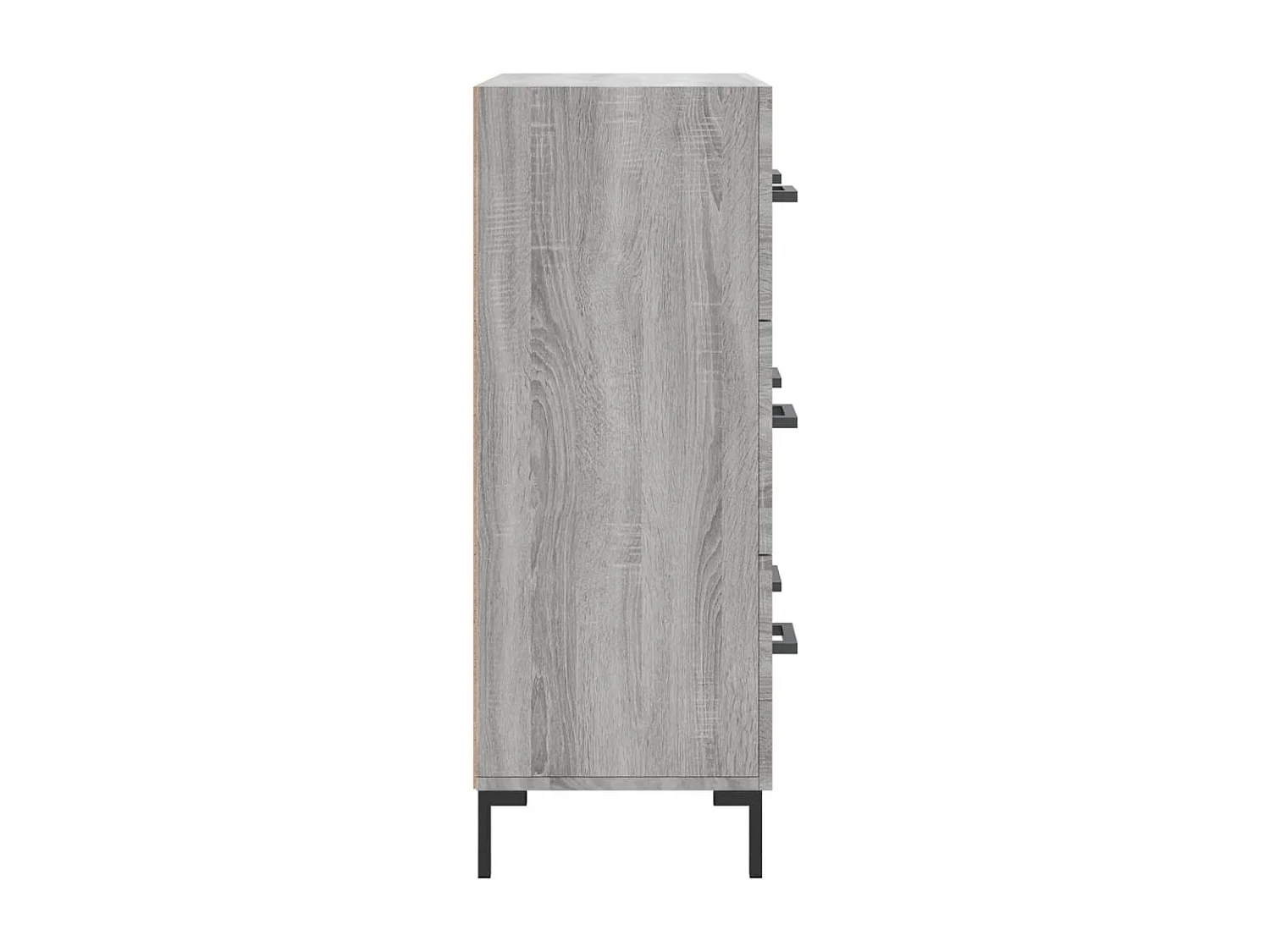 Buffet sonoma gris 69,5x34x90 cm bois d'ingénierie