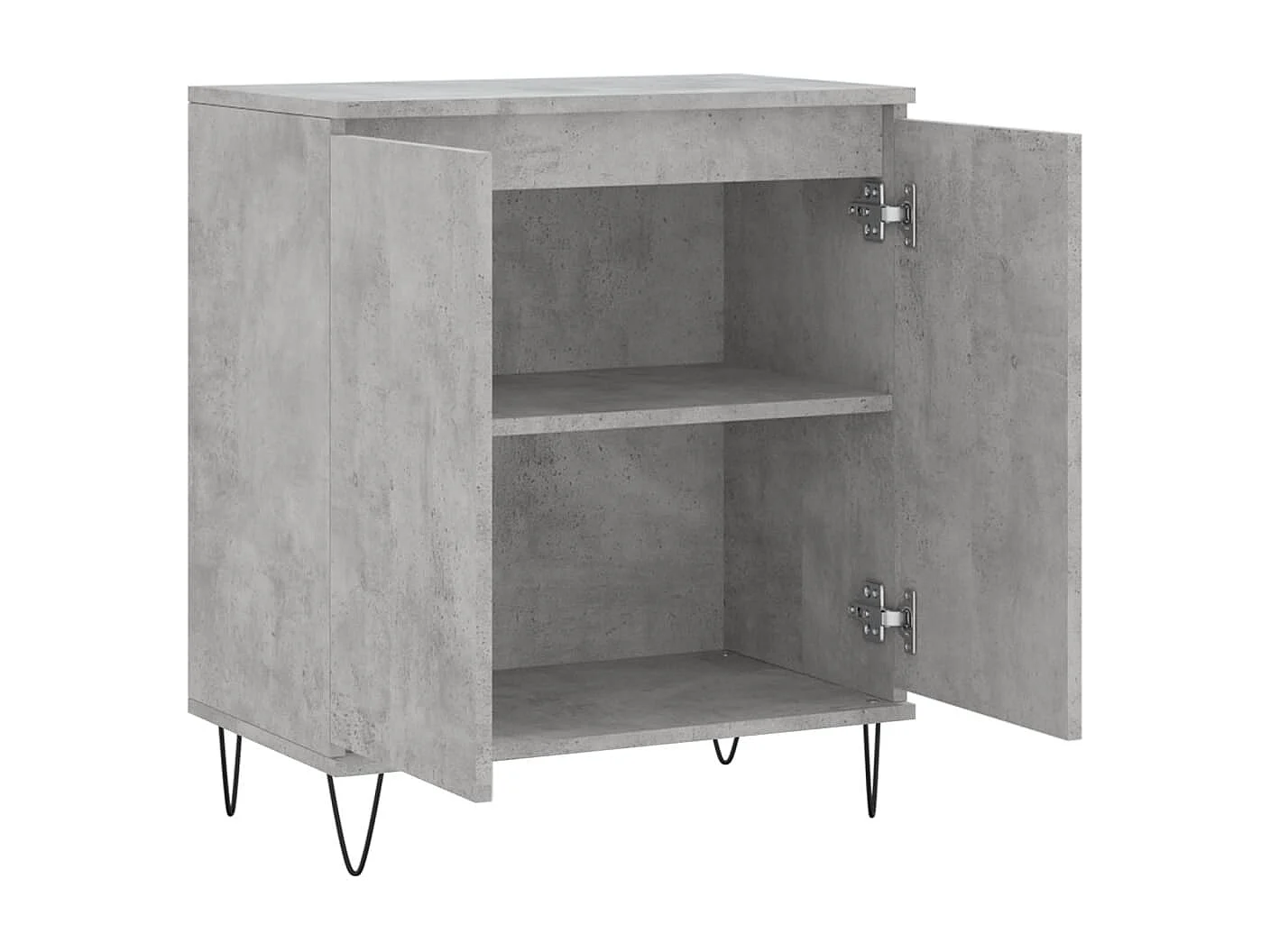 Credenza grigio cemento 60x35x70 cm in legno ingegnerizzato