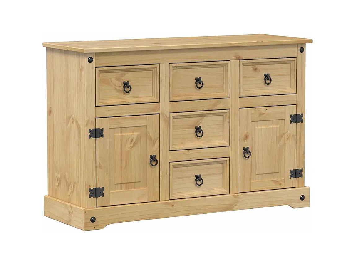 Buffet Corona 112x40x75 cm bois massif de pin