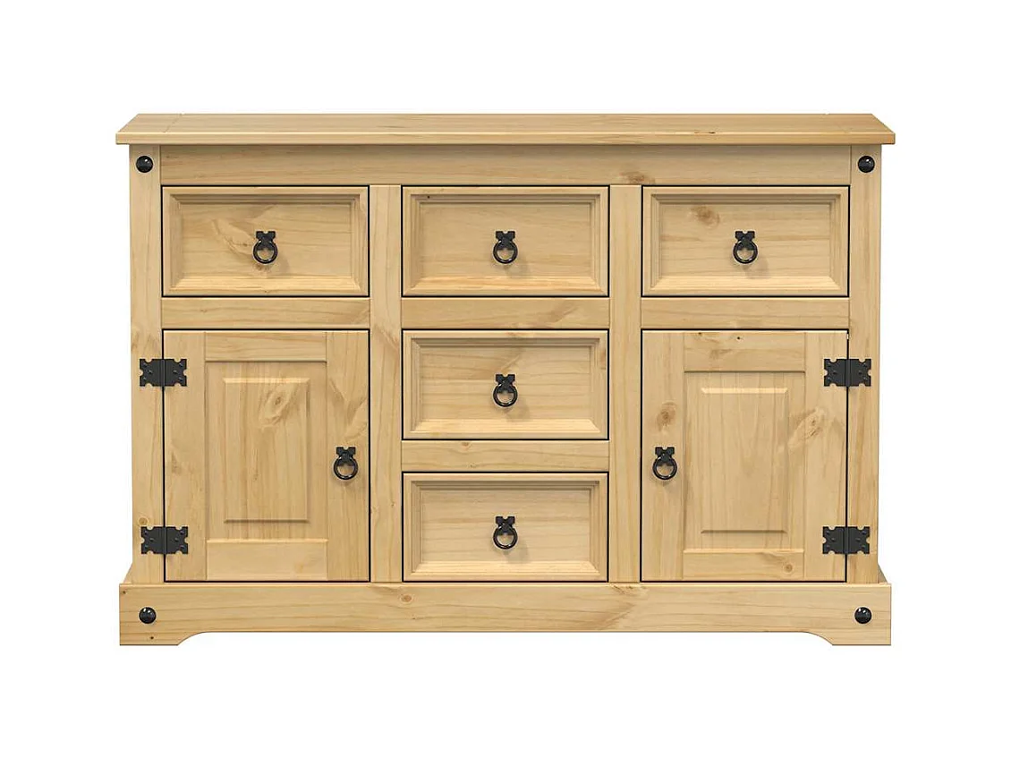 Buffet Corona 112x40x75 cm bois massif de pin