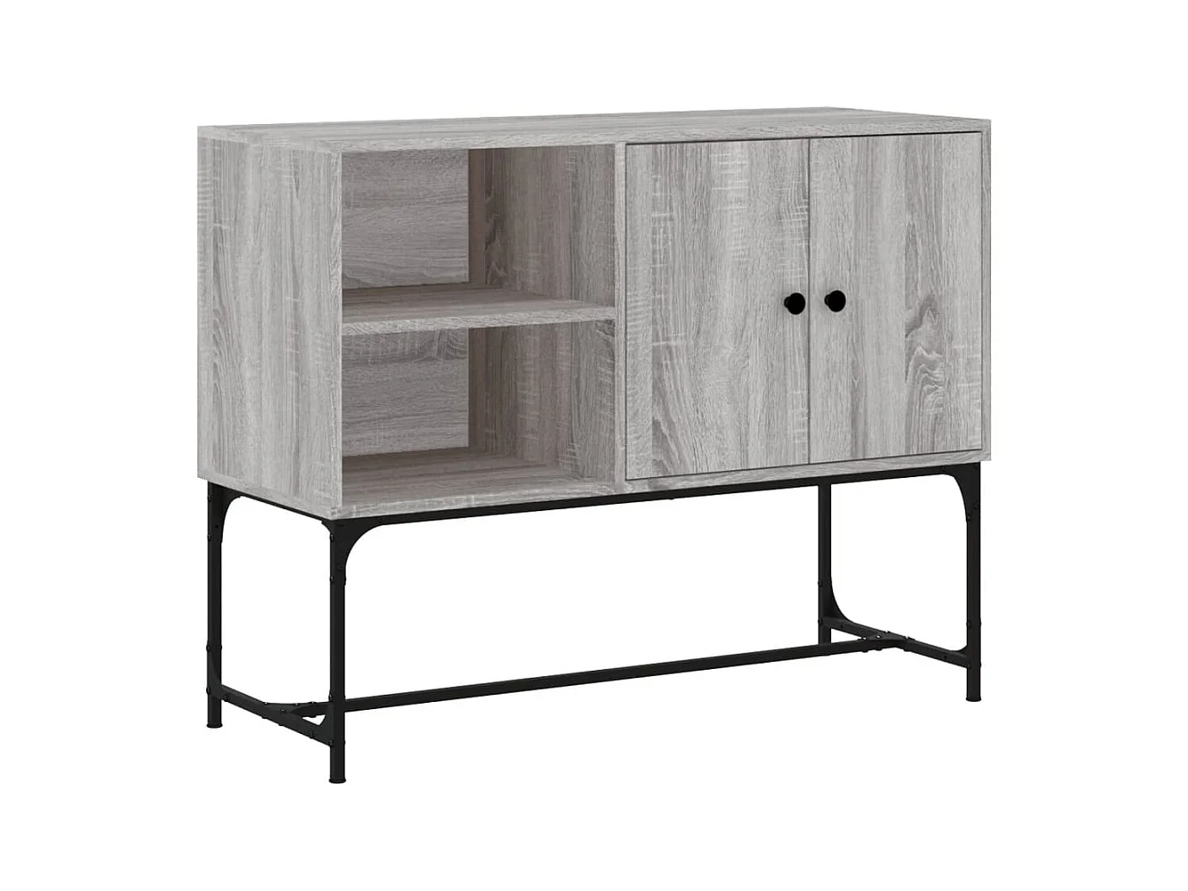Buffet sonoma gris 100x40x79,5 cm bois d'ingénierie