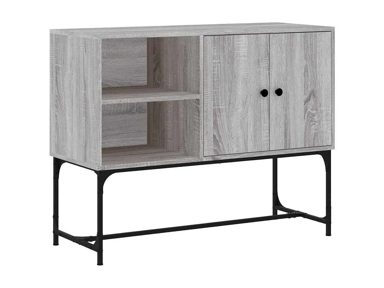 Buffet sonoma gris 100x40x79,5 cm bois d'ingénierie