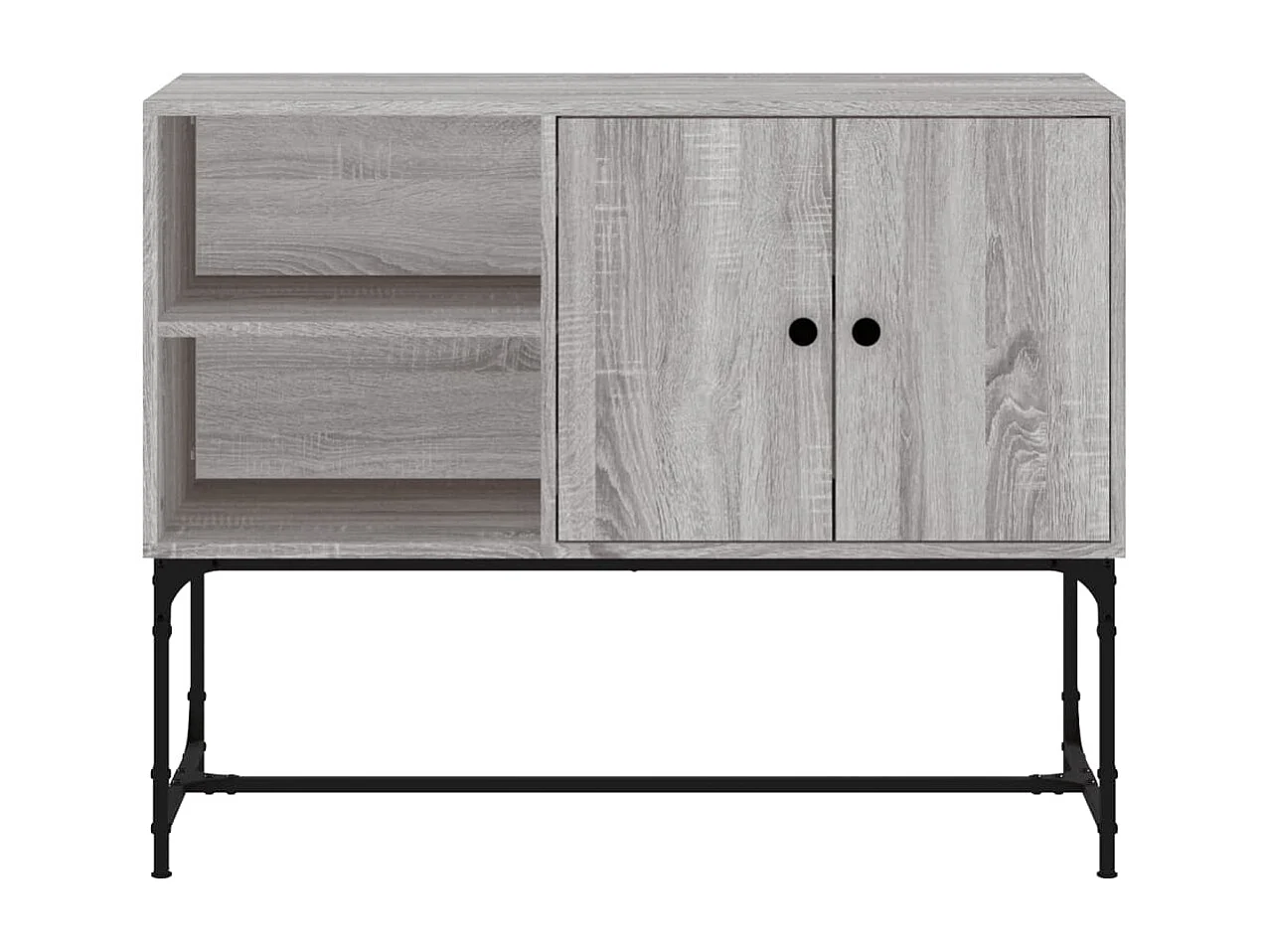 Buffet sonoma gris 100x40x79,5 cm bois d'ingénierie