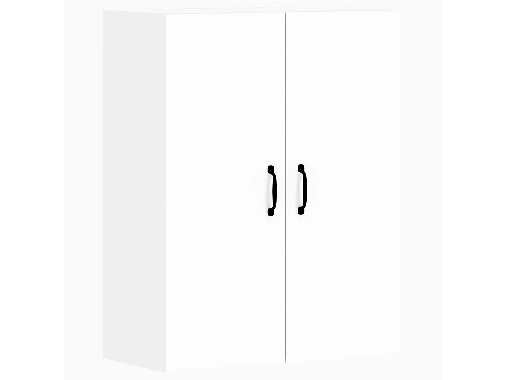 Pensili a 2 pezzi, legno ingegnerizzato bianco