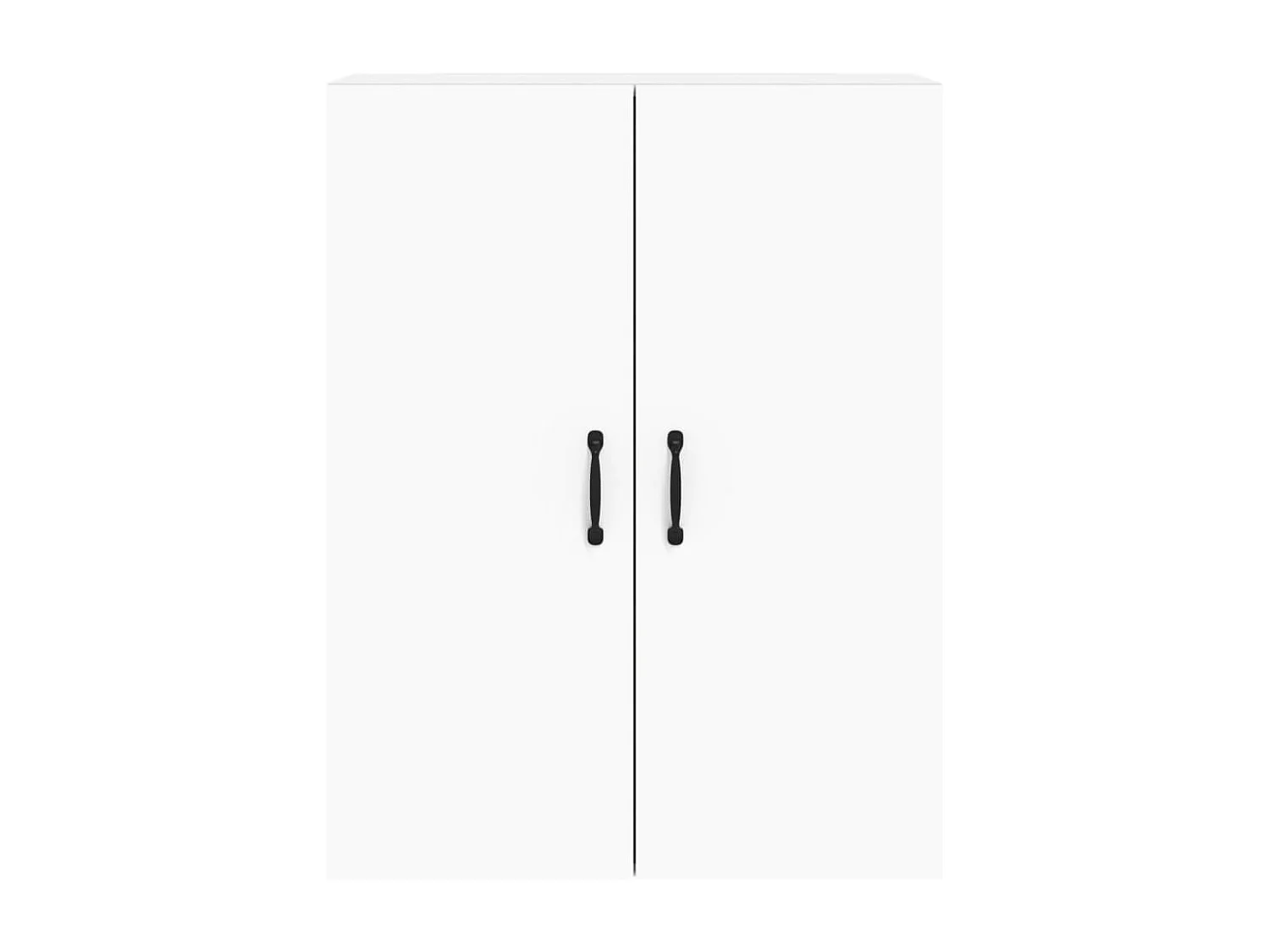 Pensili a 2 pezzi, legno ingegnerizzato bianco