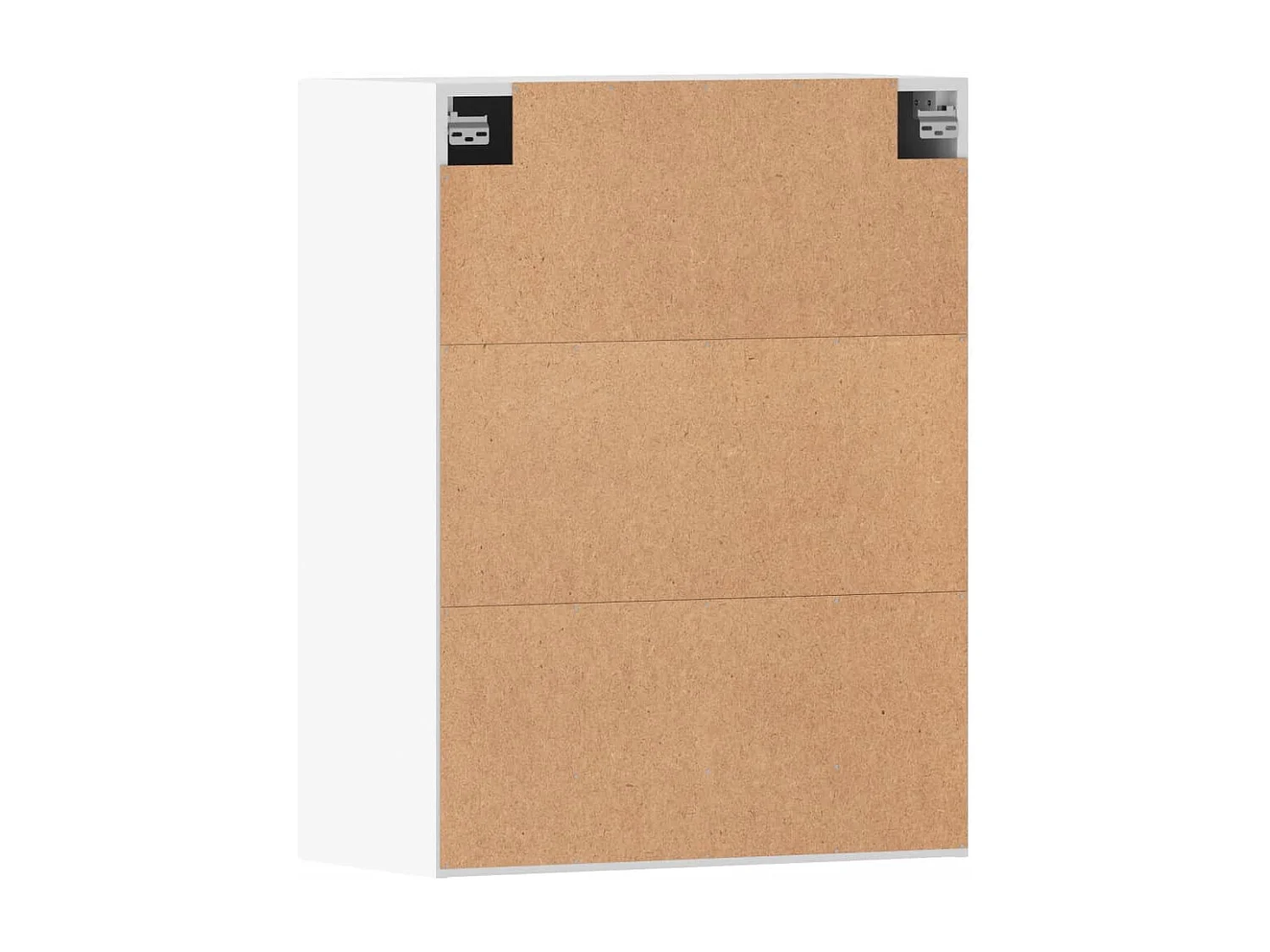 Pensili a 2 pezzi, legno ingegnerizzato bianco