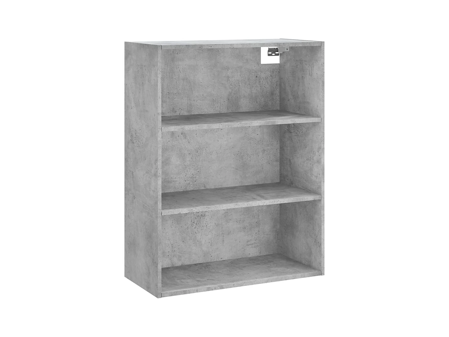 Buffet haut Gris béton 69,5x34x180 cm Bois d'ingénierie