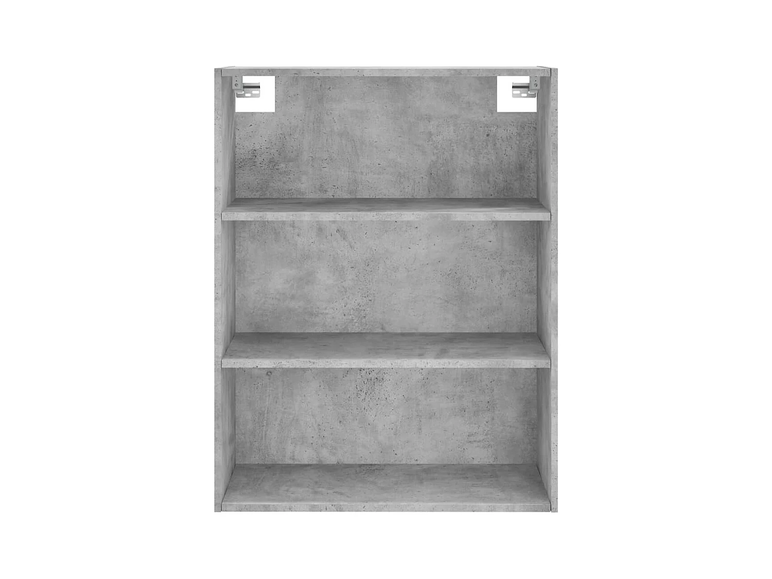 Buffet haut Gris béton 69,5x34x180 cm Bois d'ingénierie