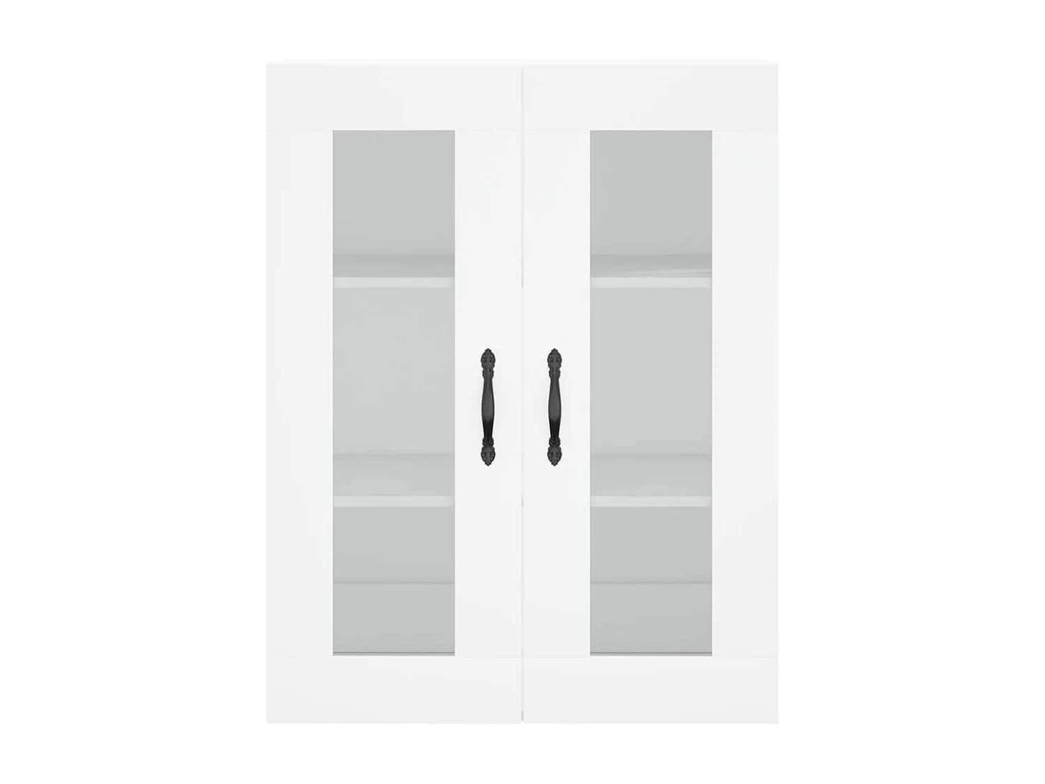 Wit hoog dressoir 69,5x34x180 cm Technisch hout