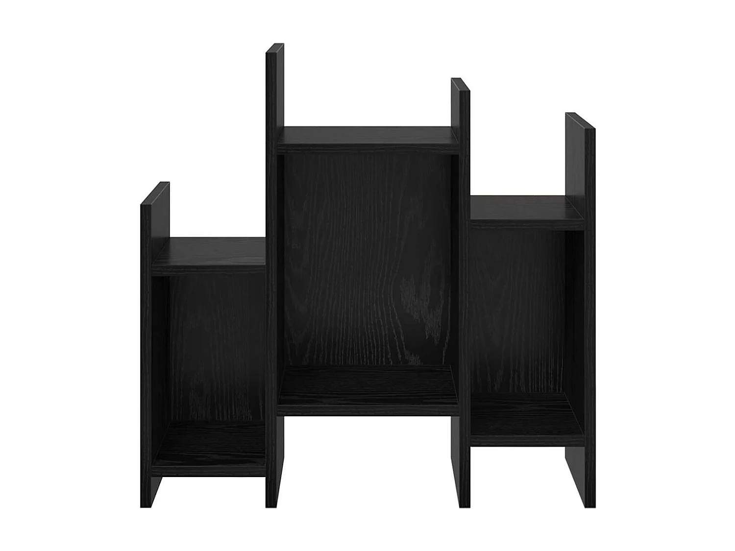 Tavolino laterale Rovere nero 60 x 26 x 60 cm Legno ingegnerizzato