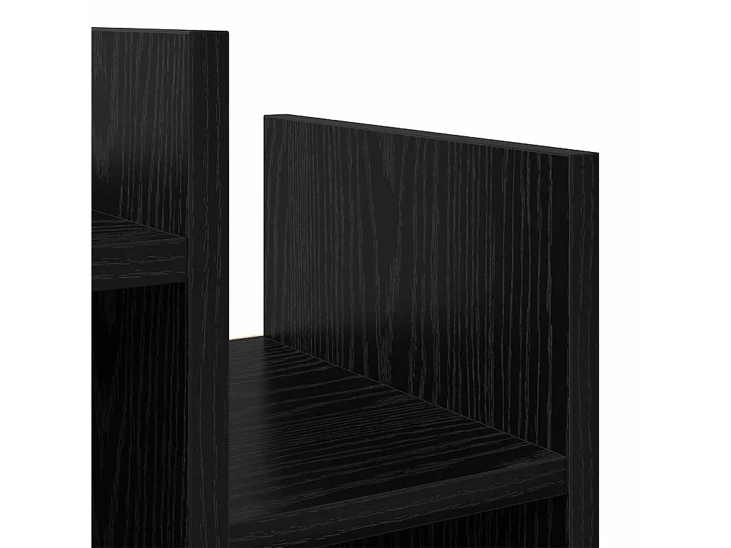 Tavolino laterale Rovere nero 60 x 26 x 60 cm Legno ingegnerizzato