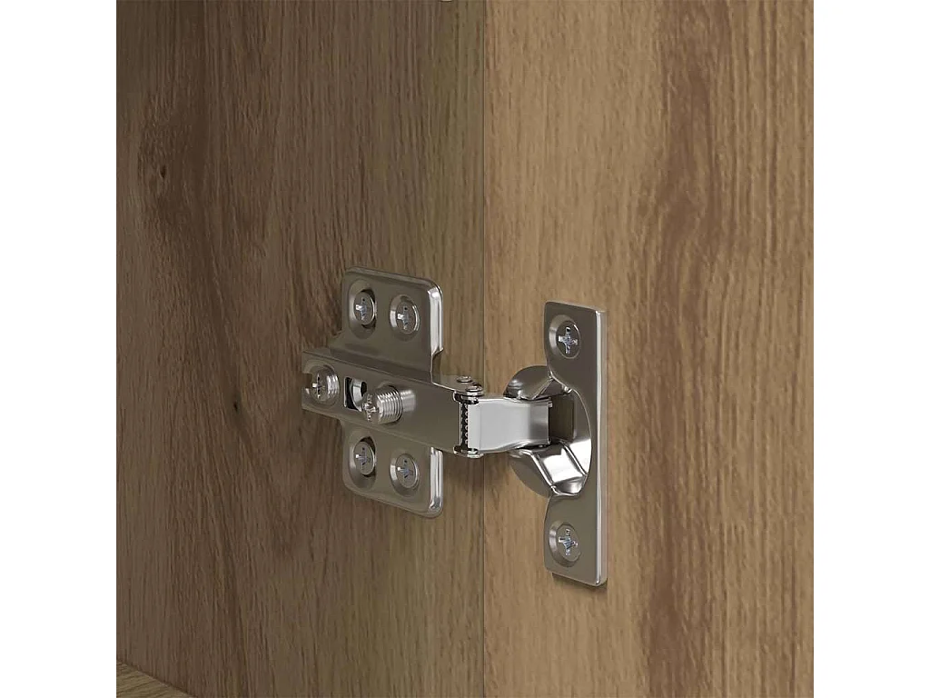 Handgemaakt eikenhouten dressoir 34,5 x 34 x 90 cm Technisch hout