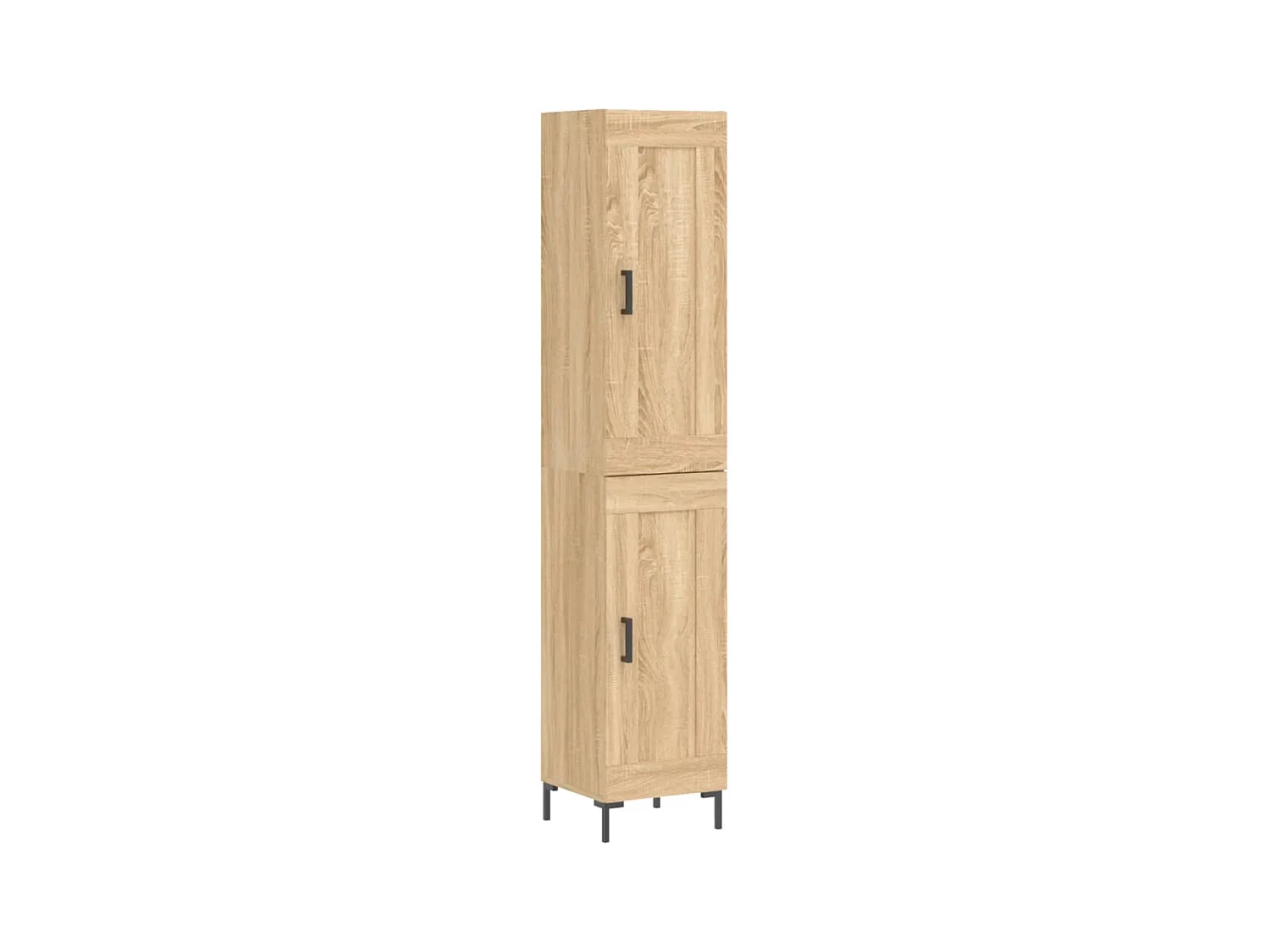 Hoog dressoir Sonoma eiken 34,5x34x180 cm Technisch hout