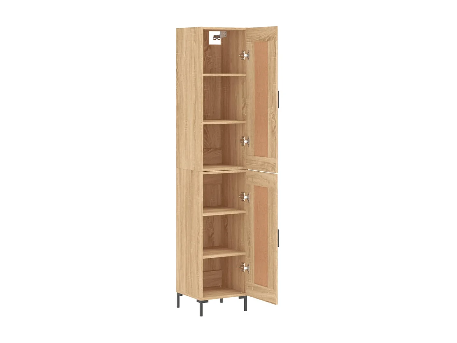 Buffet haut Chêne sonoma 34,5x34x180 cm Bois d'ingénierie