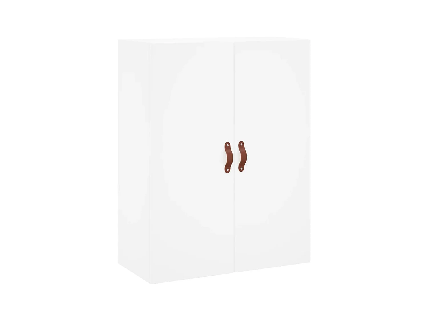 Wit hoog dressoir 69,5x34x180 cm Technisch hout