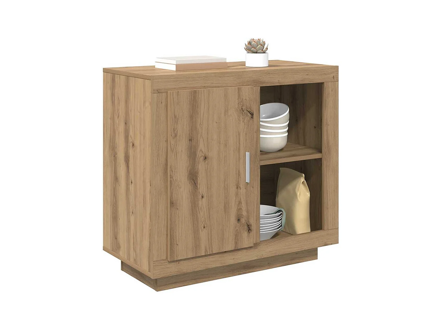 Credenza artigianale in rovere 40 x 80 x 75 cm Legno ingegnerizzato