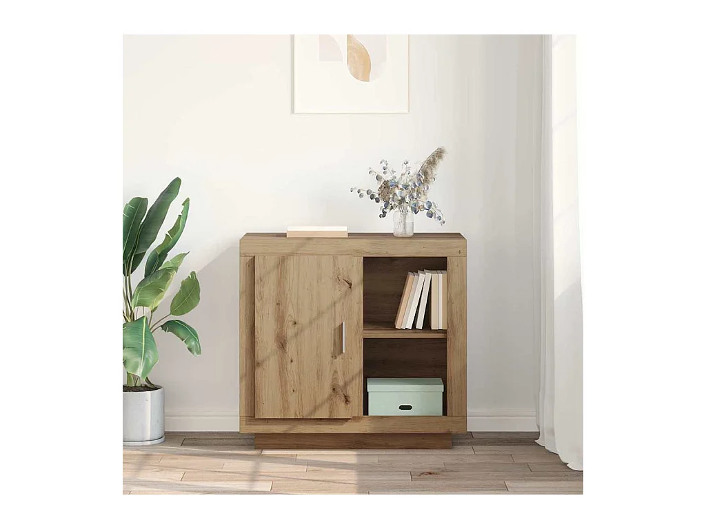 Credenza artigianale in rovere 40 x 80 x 75 cm Legno ingegnerizzato