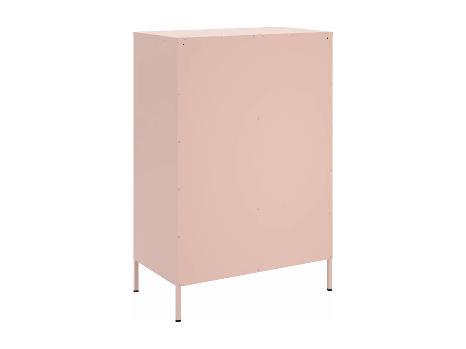 Buffet haut rose 68x39x101,5 cm acier