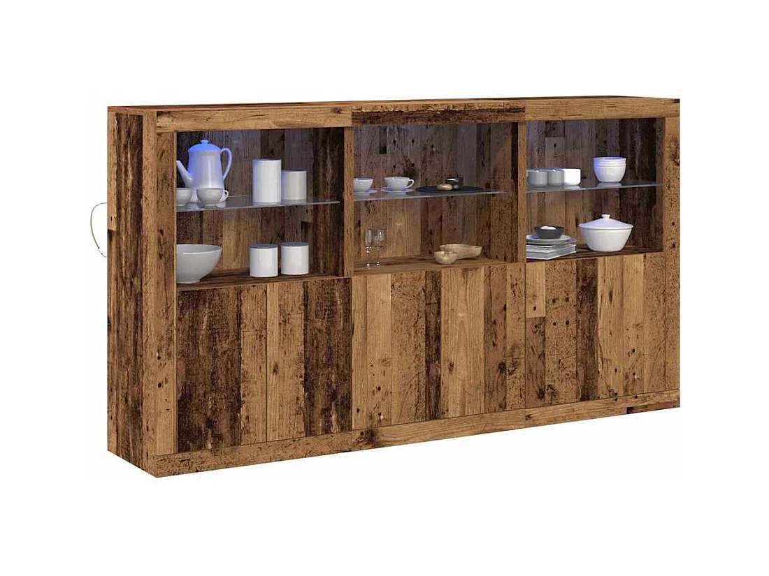 Antiek houten dressoir 181,5 x 37 x 100 cm Technisch hout