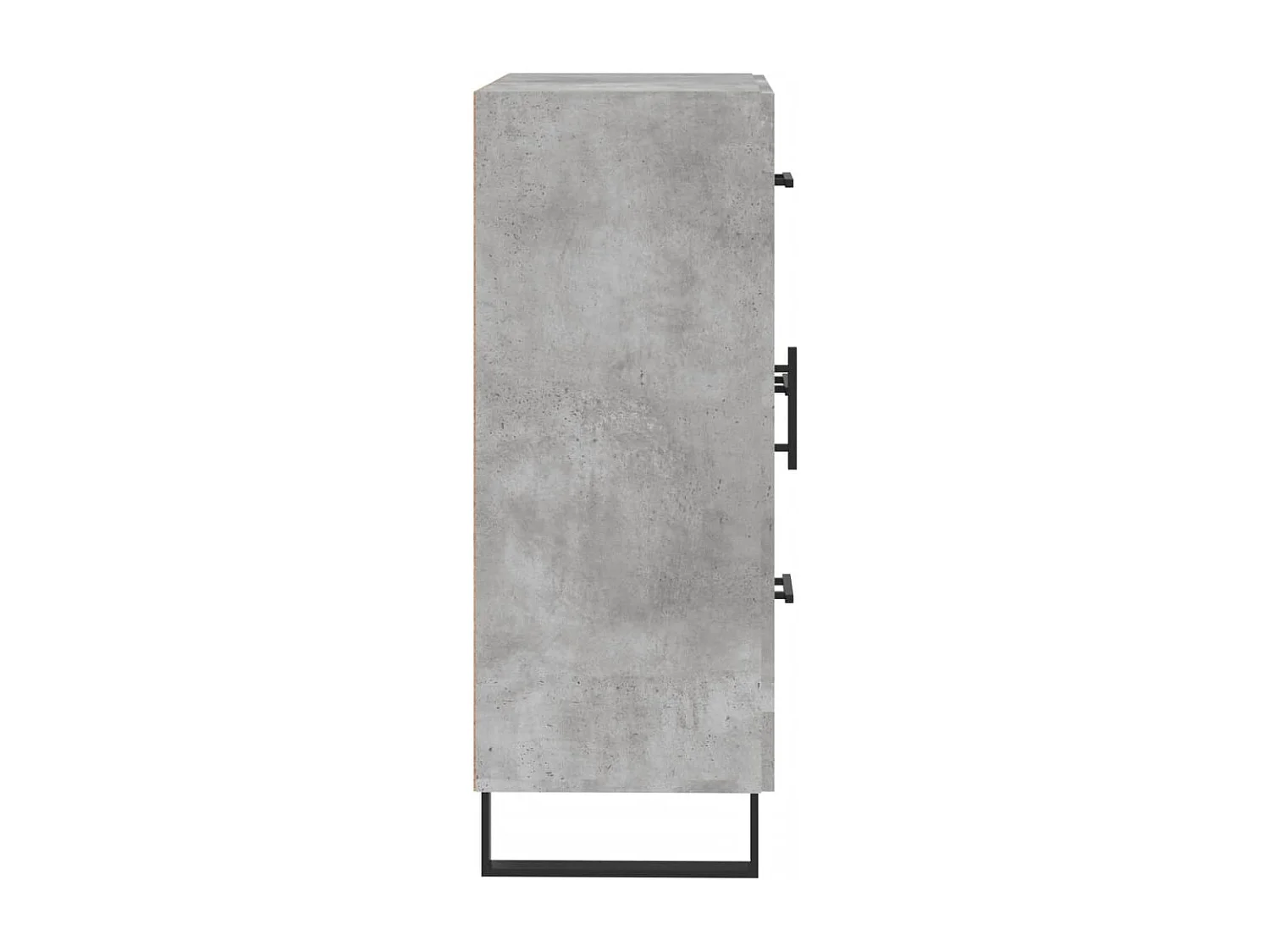 Credenza grigio cemento 69,5x34x90 cm in legno ingegnerizzato