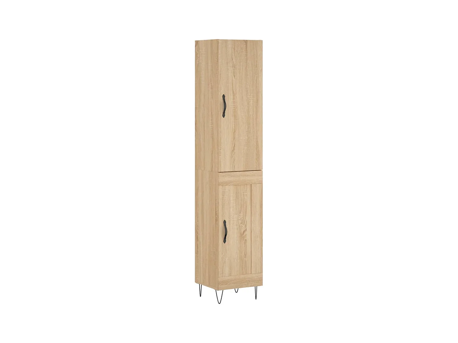 Buffet haut Chêne sonoma 34,5x34x180 cm Bois d'ingénierie