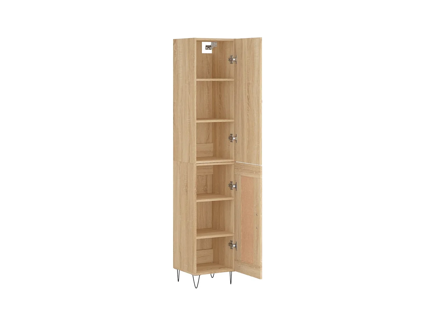 Buffet haut Chêne sonoma 34,5x34x180 cm Bois d'ingénierie
