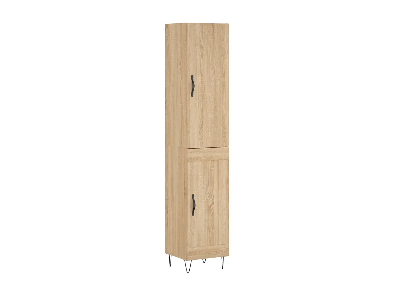 Buffet haut Chêne sonoma 34,5x34x180 cm Bois d'ingénierie