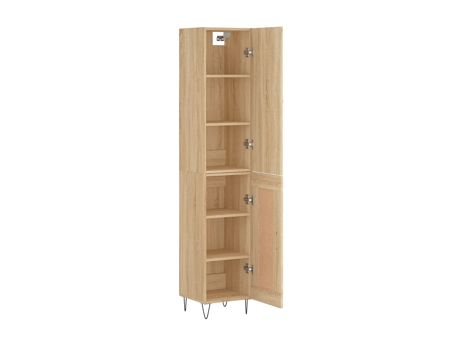 Buffet haut Chêne sonoma 34,5x34x180 cm Bois d'ingénierie