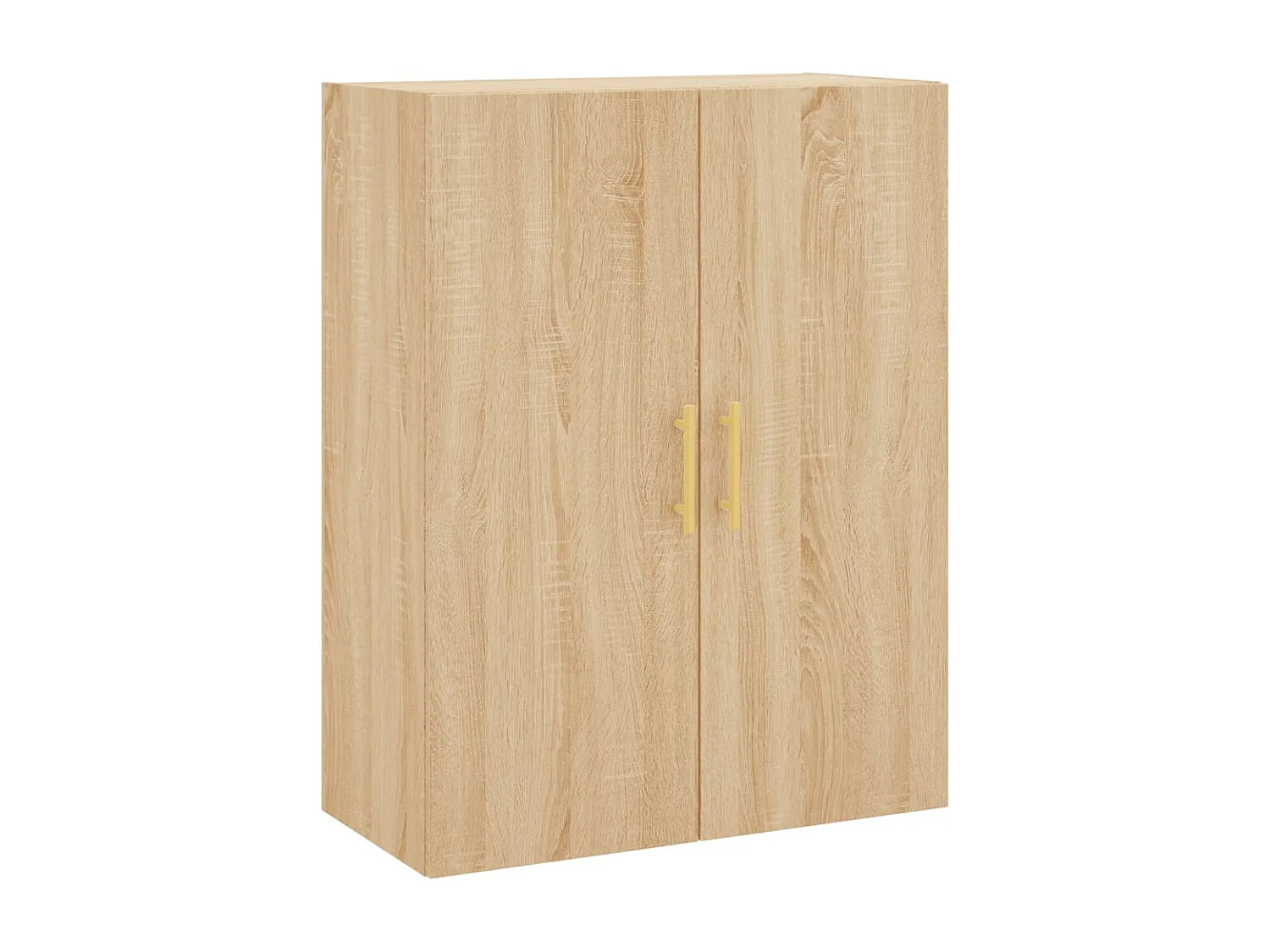 Credenza alta in rovere Sonoma 69,5x34x180 cm Legno ingegnerizzato